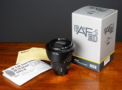 Lot 23 - A Nikon AF-S 12-24mm F:4G ED DX lens serial...