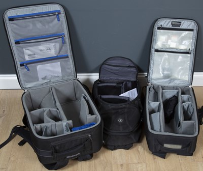 Lot 32 - Two Think Tank Camera Bags and a Tarmac camera...