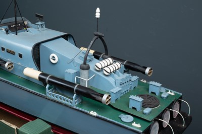 Lot 133 - A model torpedo boat 'Perkasa' with machine...
