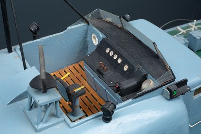 Lot 133 - A model torpedo boat 'Perkasa' with machine...