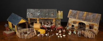 Lot 115 - A small collection of die-cast Britains farm...