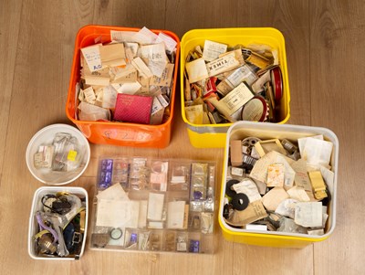 Lot 42 - A quantity of watch and clock parts to include...