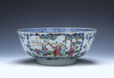 Lot 264 - Mandarin export porcelain bowl Chinese,...