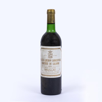 Lot 605 - A bottle of Chateau Pichon Longueville...