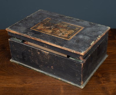 Lot 39 - A magic lantern projector in original case...