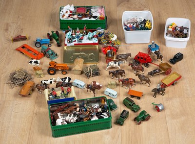 Lot 96 - A collection of Britains die-cast lead farm...