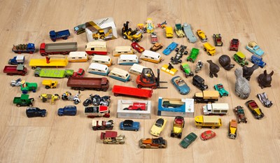 Lot 99 - A collection of die-cast metal and plastic...