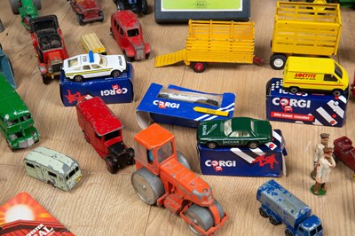 Lot 107 - Two boxed Dinky die-cast Leyland 384 tractors;...