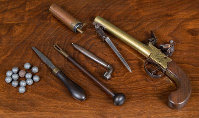 Lot 53 - A 19th Century flintlock pistol by Smith of...