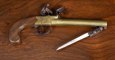 Lot 53 - A 19th Century flintlock pistol by Smith of...
