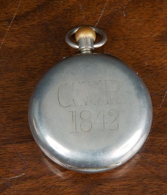 Lot 223 - A G.W.R. pre-grouping railway watch, by...