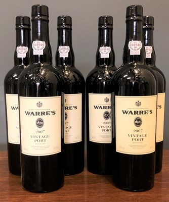 Lot 614 - Port, six bottles of Warres's 2007 vintage port