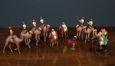 Lot 71 - Britains part set 48 of Egyptian Army Camel...