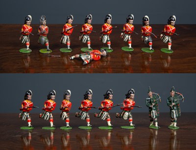 Lot 75 - 17 Britains Seaforth Highlanders (c.1903)...