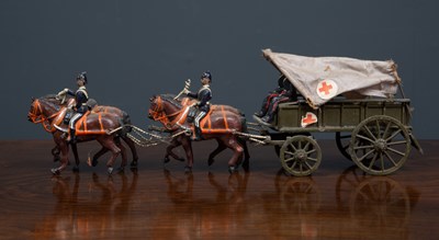 Lot 80 - Britains set 145, Army Medical Corps Ambulance,...