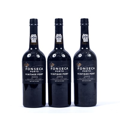 Lot 616 - Three bottles of Fonseca 2003 vintage port