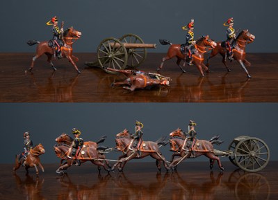 Lot 81 - A Britains early Royal Horse Artillery gun,...