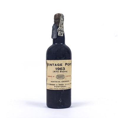 Lot 617 - A single bottle of 1963 Vinhos Borges vintage...