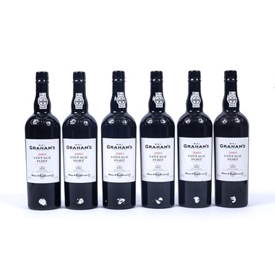 Lot 618 - Six bottles of Graham's 2003 vintage port