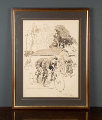 Lot 186 - Frank Patterson (English 1871-1952): Cycling...