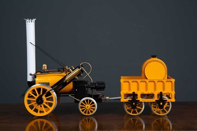 Lot 138 - A Hornby live steam Stephensons Rocket, Set G100