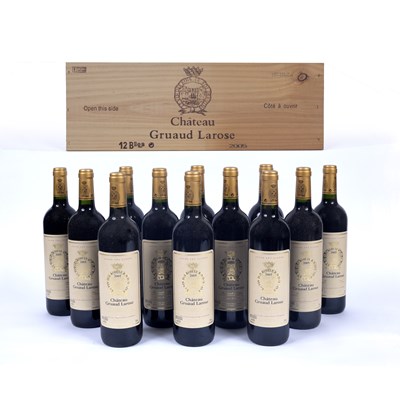 Lot 624 - A case of twelve bottles of Chateau Guaud...