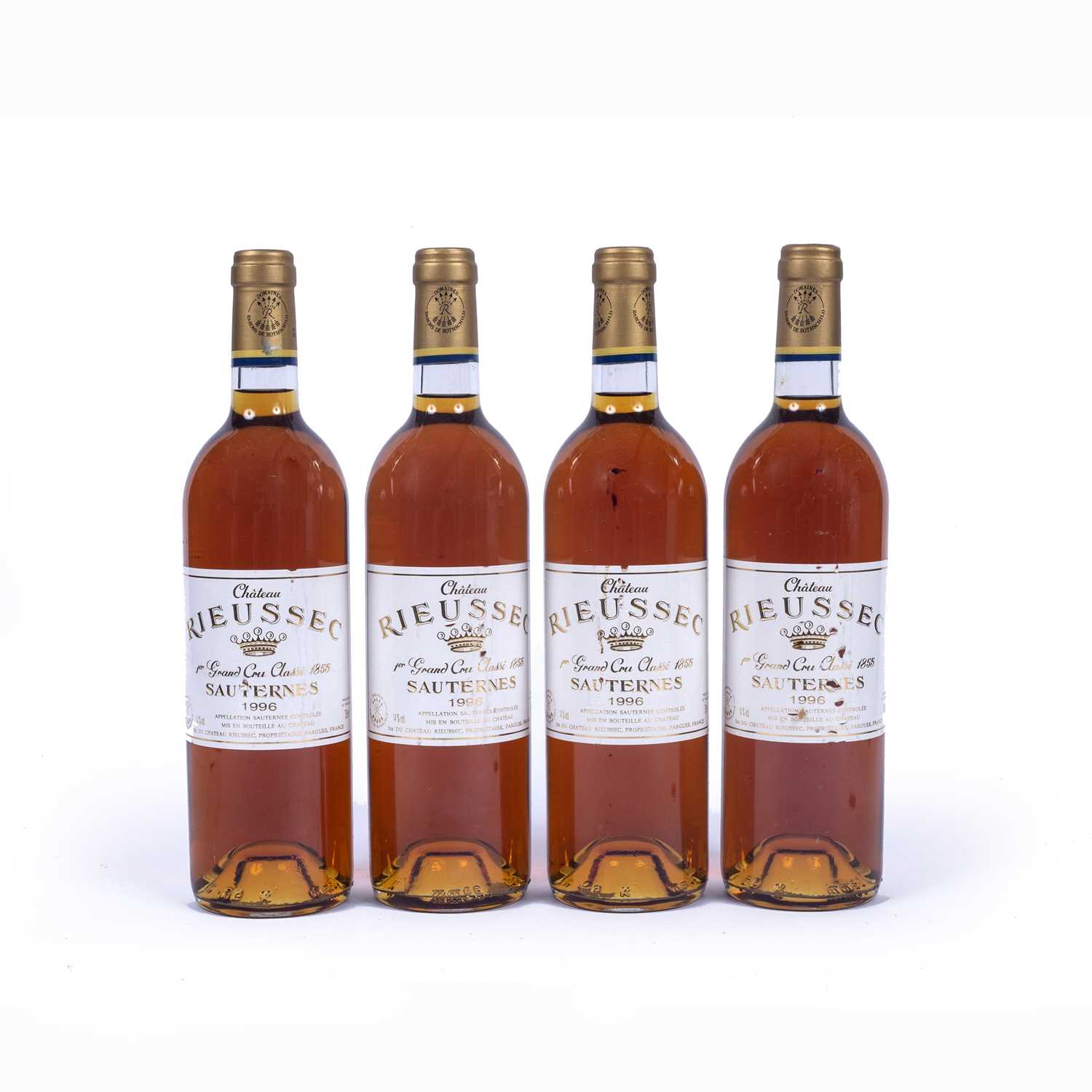 Lot 626 - Four bottles of Chateau Rieussec 1996...