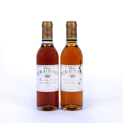 Lot 627 - Two half bottles of Chateau Rieussec 1996...