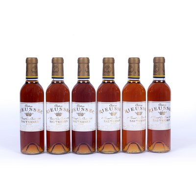 Lot 628 - Six half bottles of Chateau Rieussec 2000...