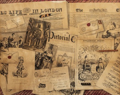 Lot 463 - 19th century English school Trompe l'oeil - a...