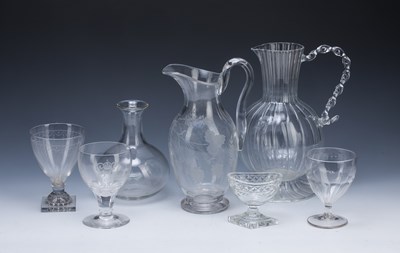 Lot 284 - Group of glassware 18th/19th Century, to...