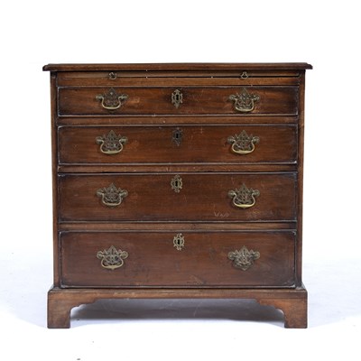 Lot 31 - Mahogany small chest of drawers 19th Century,...