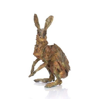 Lot 483 - Claire Norrington (b.1969) 'Hare turning'...