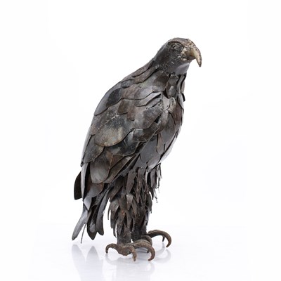 Lot 466 - 20th Century 'Untitled bird of prey' metal...