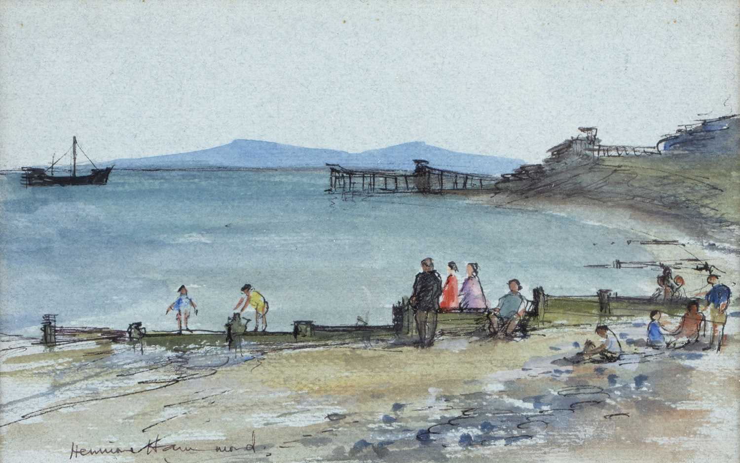Lot 436 - Hermione Hammond (1910-2005) A day at the...