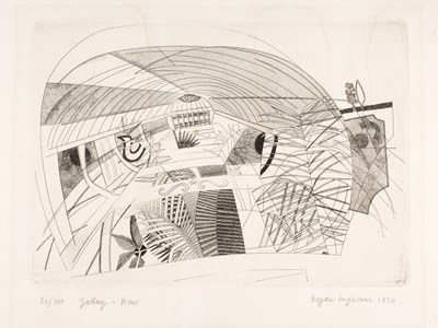 Lot 203 - Bryan Ingham (1936-1997) 'Gallery-Kew' etching,...