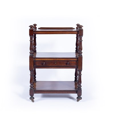 Lot 28 - Mahogany buffet table or stand Victorian,...