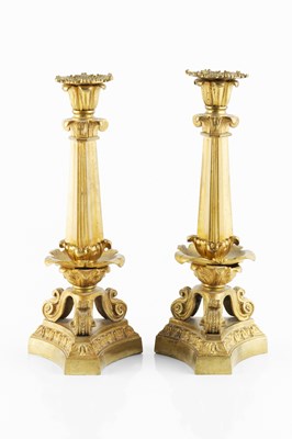 Lot 140 - A pair of 19th Century French ormolu...