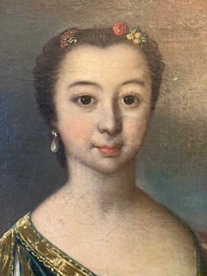 Lot 334 - An 18th century portrait