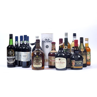 Lot 640 - Four bottles of Waitrose ruby port together...