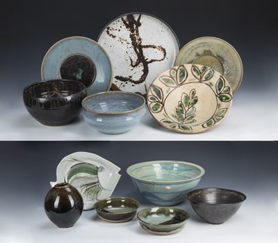 Lot 359 - Collection of studio pottery various makers,...