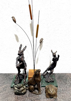 Lot 382 - Group of sculptures consisting of: Harriet...