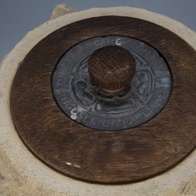Lot 403 - WWII stone jar from the Houses of Parliament...