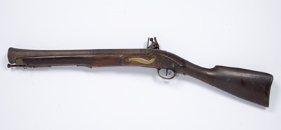 Lot 45 - Flintlock blunderbuss 18th Century, unnamed,...