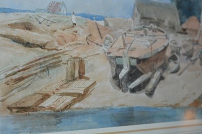 Lot 109 - William James Muller (1812-1845) Boat yard and...