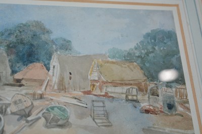 Lot 109 - William James Muller (1812-1845) Boat yard and...