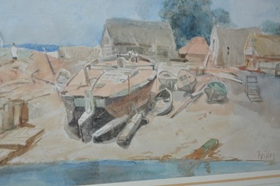 Lot 109 - William James Muller (1812-1845) Boat yard and...