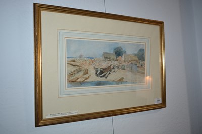 Lot 109 - William James Muller (1812-1845) Boat yard and...