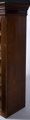 Lot 52 - Pitch pine glazed bookcase Victorian, with...