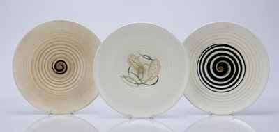 Lot 368 - Susie Cooper (1902-1995) three ceramic plates,...